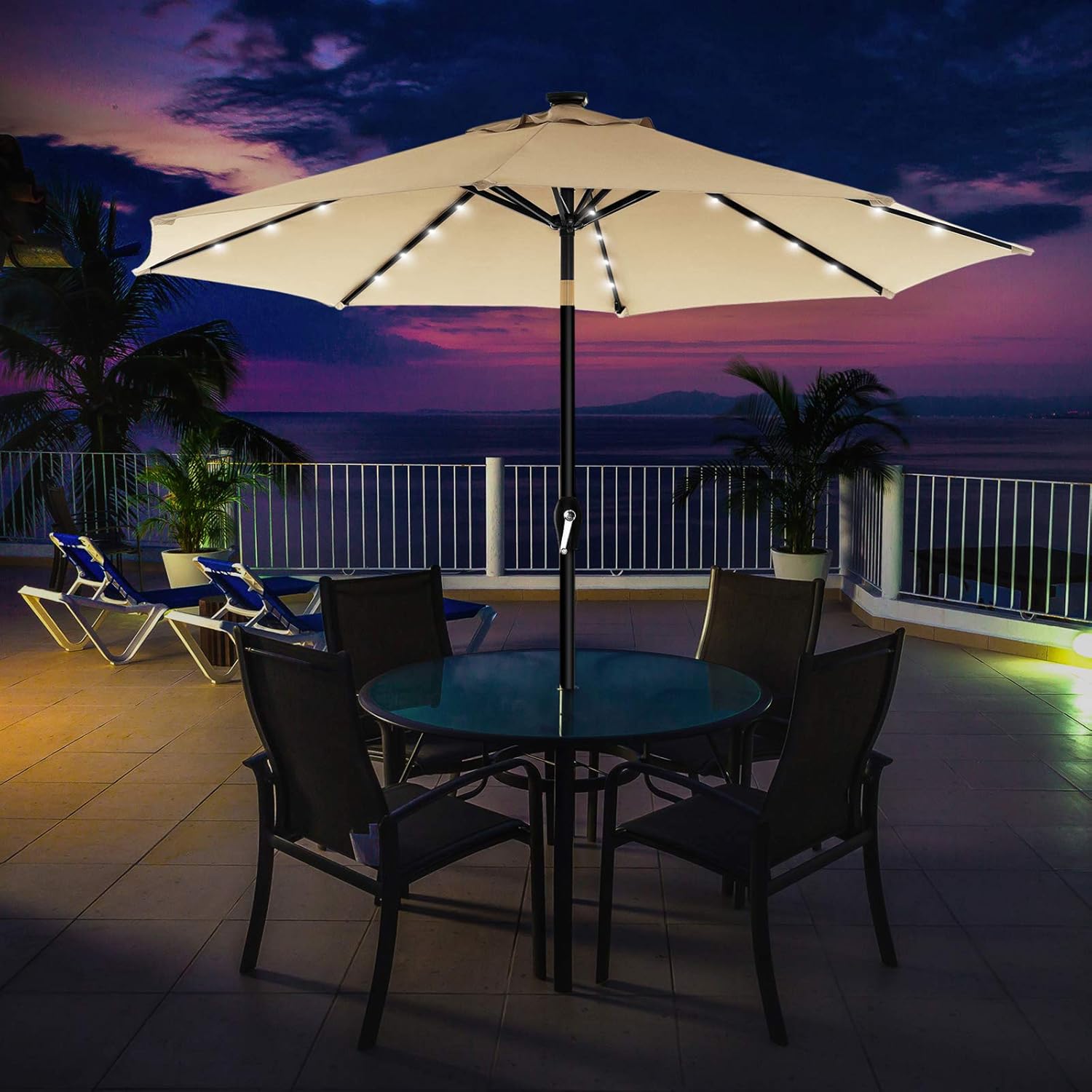 Parasol de 300 cm de Diamètre